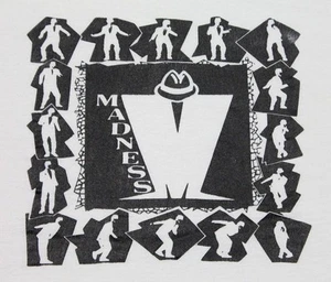 M * thin vtg 80s MADNESS t shirt * ska 2 tone * 26.144 - Picture 1 of 3