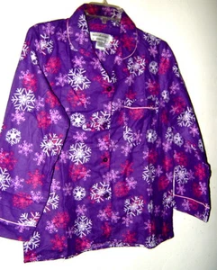 NUEVO CON ETIQUETAS CONJUNTO DE PIJAMA DE FRANELA DE ALGODÓN ABEJAS Y OJOS 1000 COPOS DE NIEVE talla M - Imagen 1 de 1