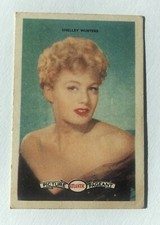 1958 Atlantic SHELLEY WINTERS Film Stars Card #30 Picture Pageant Australian Oil