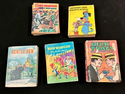 The BIG LITTLE Book lot of 5 Dick Tracy Lone Ranger Gentle Ben 60s Foto 1 de 4