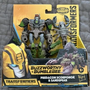 Transformers Buzzworthy Bumblebee Beast Alliance PREDACON SCORPONOK & SANDSPEAR - Picture 1 of 2