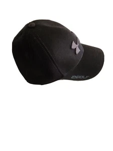 Under Armour Hat Cap Strap Back Black UA Golf Lightweight Casual Adult Mens ID#2 - Picture 1 of 5