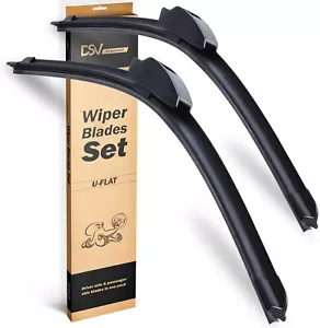 OEM Quality Windshield Wiper Blades, 26” and 22” Car Wiper Blades With Univer... - Picture 1 of 6