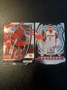 (2) Obi Toppin 2020 Panini Prizm Draft Picks (1) Crusade NBA Rookie Card Knicks
