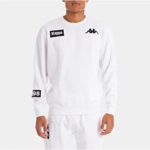 KAPPA Authentic Labazya Crew Neck Men’s Size L Sweatshirt White New In Bag - Picture 1 of 5