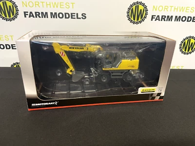 MOTORART 1:50 SCALE 13787 NEW HOLLAND WE 170B PRO WHEELED EXCAVATOR - Image 1 of 2