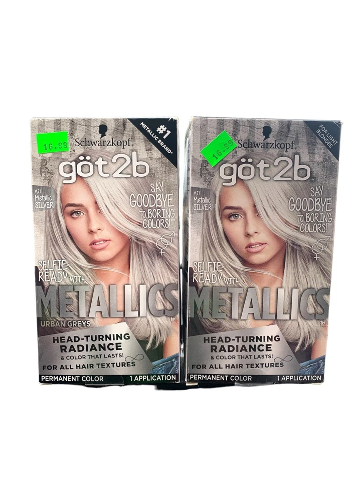 Schwarzkopf Got2b Permanent Hair Color - Silver