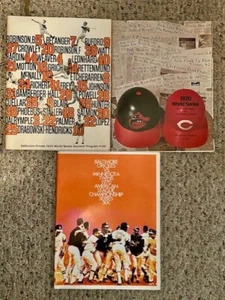 BALTIMORE ORIOLES 1970 AL CHAMPIONSHIP SERIES & WORLD SERIES SOUVENIR PROGRAMS - Picture 1 of 4