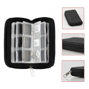 Memory Card Case Wallet For Micro SD SDHC CF SM Protective Storage Holder Pouch - Picture 1 of 12