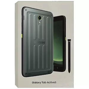 Samsung Galaxy Tab Active 5 Entr Ed Green 128GB + 6GB Wifi + Bluetooth NEW - Picture 1 of 1