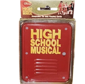 Disney HIGH SCHOOL MUSICAL Bicycle 2008 Playing Cards Collectible Locker Tin NEW - Picture 1 of 7