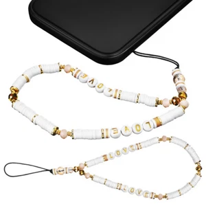 2 szt. Akcesoria Koraliki Moda Telefon Bransoletka Paski Telefon Charm Smycz Paski - Zdjęcie 1 z 11