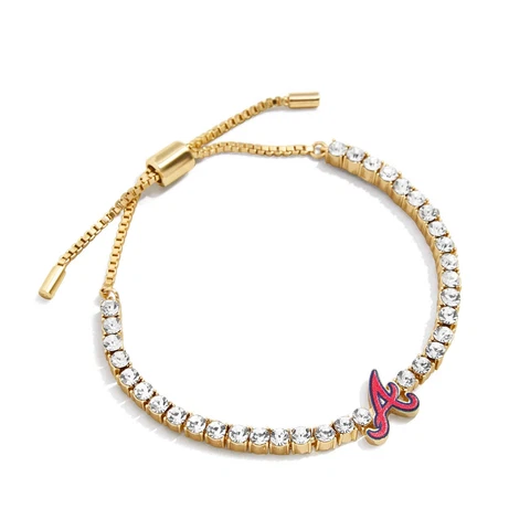 BaubleBar Atlanta Braves Pull-Tie Tennis Bracelet Cover