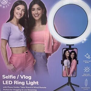 8” LED Ring Light Stand For Phone Selfie Makeup Photography Video Live Stream