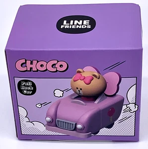 Line Friends Ride with Brown Pull Back Car - Choco Pull Back Car - Picture 1 of 8