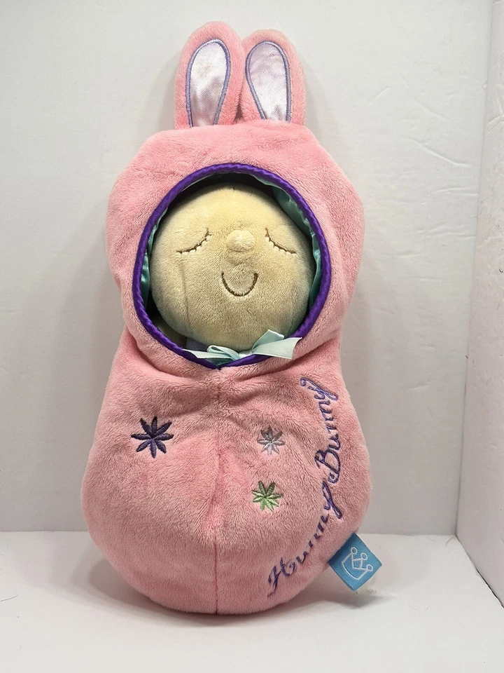 Manhattan Toy Company Hunny Bunny Snuggle Pods 2006 Pink  & Purple Foto 1 de 4