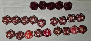 Magic the Gathering -- Spindown Counters (D20) -- Multiple Sets (Listing 1 of 2) - Picture 1 of 8
