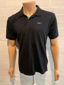 Reebok Mens Polo Shirt Classics Large Navy Blue Short Sleeve Regular Plain - Picture 1 of 7