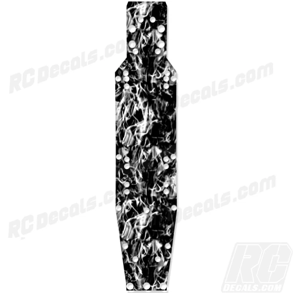 ProLine Pro 2 - Thick Chassis Protector Graphics - Flames Grey - Image 1 of 1