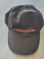 Cinemark Movie Theater Employee Team Hat Strapback Adjustable Black Cotton Cap