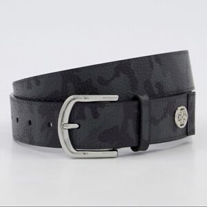 G/fore G Fore Belt Camo Camouflage Black Grey W38 Brand New RRP $95