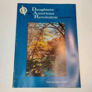 Revista DAR Hijas de la Revolución Americana Noviembre 1981 - Imagen 1 de 3