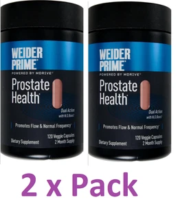 Weider Prime Prostate Health, Plant Based Ingredients, (2-Pack) 120 ct each - Picture 1 of 6