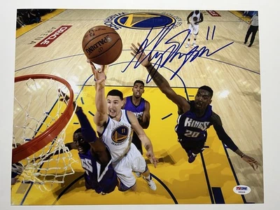 Klay Thompson signed 11x14 autographed photo Most Points In A Quarter PSA - Image 1 of 3