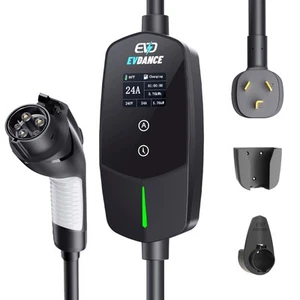 Level 2 EV Charger 24Amp 240V - NEMA 14-30P Charging Station 25FT Cable for H... - Photo 1 sur 9