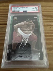 Yokozuna Topps Undisputed 2021 38/50 WWF WWE AEW Trading Card - Picture 1 of 5