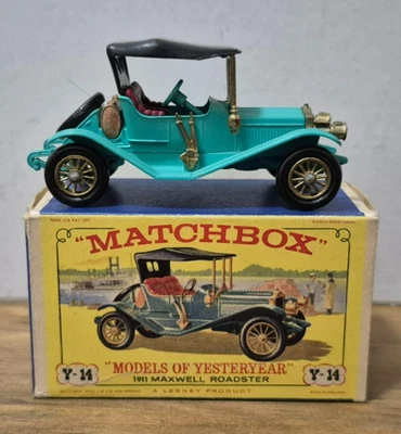Y 14 1911 Maxwell Roadster Matchbox Models of Yesteryear Matchbox in D3 Box - Bild 1 von 4