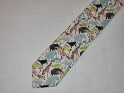 LA SMITH [ ANIMAL PRINT] Corbata Hombre 100% Algodón Hecha en Desconocido Foto 1 de 3