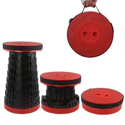 Tragbarer Klappstuhl Klapphocker Verstellbarer Höhenverstellbar Hocker Camping - Bild 1 von 4