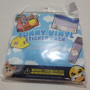 ‌Divertidas pegatinas de vinilo aprox 135 piezas humor adulto impermeables "no es mi problema" - Imagen 1 de 2