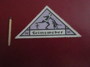 : Reklamemarke:  Leineweber, Bernward   Bekleidung  (jüd. Untern.)  (10) - Bild 1 von 1