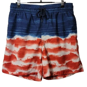 Bañador George Patriótico Para Hombre Talla M Rojo Blanco Azul EE. UU. 4 de Julio Fiesta Piscina - Imagen 1 de 7