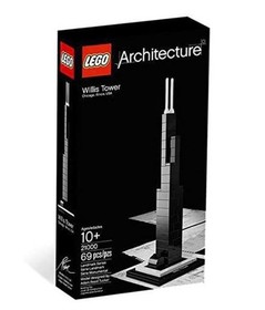 LEGO 21000 Architecture Willis Tower Chicago 444pcs NEW Sealed FedEx Shipping