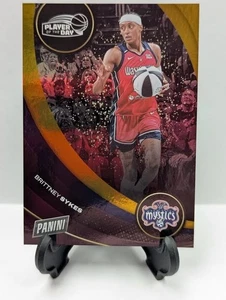 2025 Panini WNBA Brittney Sykes WASHINGTON MYSTICS Gold #36 Serial #rd 6/10 Made - Picture 1 of 1