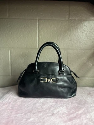 Bolso de Mano Etienne Aigner Vintage Cuero Genuino Negro Pequeño Foto 1 de 4