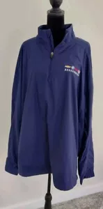 Callaway Blue XXX Large Polyester Pullover Golf Windbreaker Jacket GM Coat - Picture 1 of 17
