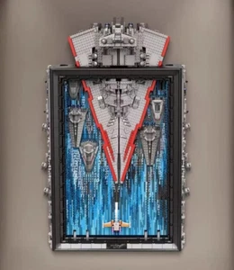 Star Wars Rise of Skywalker 3D Wall Art 5964pcs Building Bricks Star Destroyer - Picture 1 of 7
