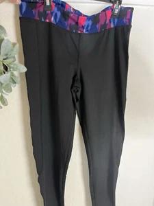 Aviva Sports Active Leggings Large Damen schwarz abstrakt Yoga Sporthose - Bild 1 von 6