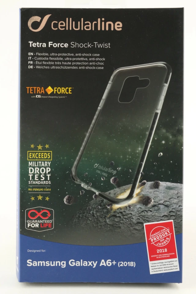 Cellularline Tetra Force Shock Samsung Galaxy A6+ Plus 2018 Schutzhülle 099 - Bild 1 von 1