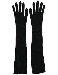 Dolce & Gabbana schwarze Kaschmir Strickhandschuhe ellenbogenlang - Bild 1 von 5