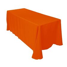 11 packs Rectangle 90"x156" inch Polyester Tablecloth 8ft Banquet Cover 18 Color