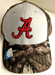 Mütze Kappe Alabama Crimson Tide Camouflage/grau/rot Mooseiche verstellbarer Riemen NCAA neu - Bild 1 von 3