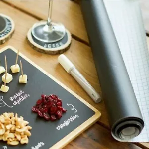 1 ROLL * Blackboard Vinyl Peel Stick Self Adhesive Chalkboard Wall Sticker Chalk - Picture 1 of 7