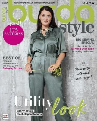 Burda Style Magazine Issue 3 2024 with 175 Patterns Utility Look - Image 1 of 3