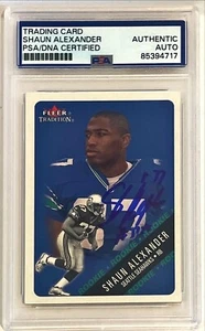 2000 Fleer Tradition Shaun Alexander Seahawks Signed Auto Card #331 PSA DNA - Picture 1 of 1