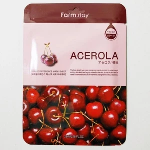 Paquete de sábanas de máscara facial cosmética para granjas acerola K-Beauty - Imagen 1 de 6